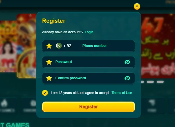 PK 1947 Game registration